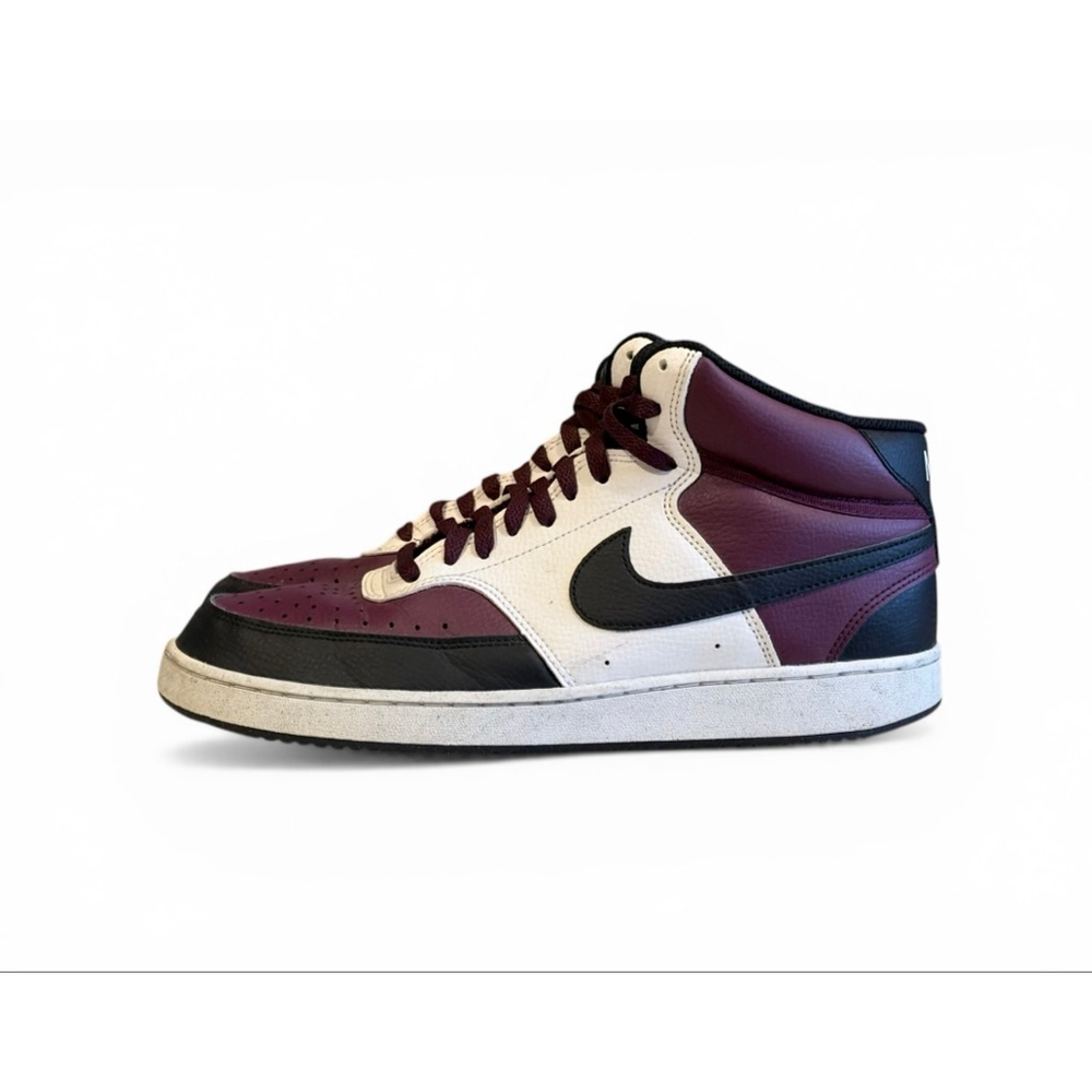 Nike Court Vision Mid Dk Beetroot/Black Sail Men’s Size 10.5 DN3577-600 Retro